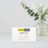 Yellow Cab Connect Visitenkarte (Stehend Vorderseite)