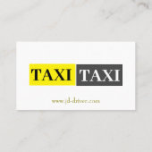Yellow Cab Connect Visitenkarte (Rückseite)