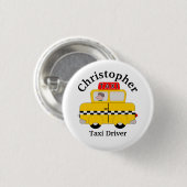 Yellow Cab Design Button (Vorne & Hinten)