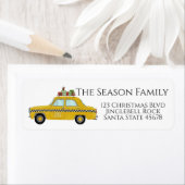 Yellow Cab Taxi Weihnachtsgeschenke Weihnachtspost (Insitu)