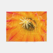 Yellow Cactus Blossom Fleecedecke (Vorderseite (Horizontal))
