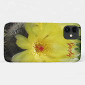 Yellow Cactus Blume iPhon Handy Case kundenspezifi (Rückseite (Horizontal))