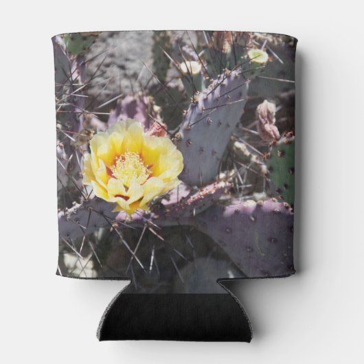 Yellow cactus flower in spring dosenkühler (Rückseite)