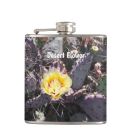 Yellow cactus flower in spring flachmann