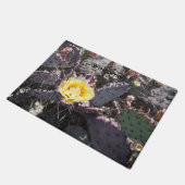 Yellow cactus flower in spring fußmatte (Schrägansicht)