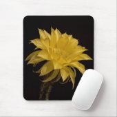 Yellow Cactus Flower Mousepad (Mit Mouse)
