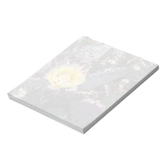 Yellow Cactus Flower Notizblock (Rotiert)