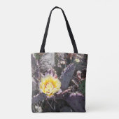 Yellow Cactus Flower Tasche (Rückseite)