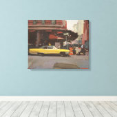 Yellow Cadillac 2012 Leinwanddruck (Insitu (Holzboden))