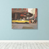 Yellow Cadillac 2012 Leinwanddruck (Insitu (Holzboden))