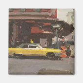 Yellow Cadillac 2012 Magnet (Vorne)