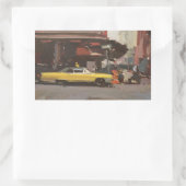 Yellow Cadillac 2012 Rechteckiger Aufkleber (Tasche)