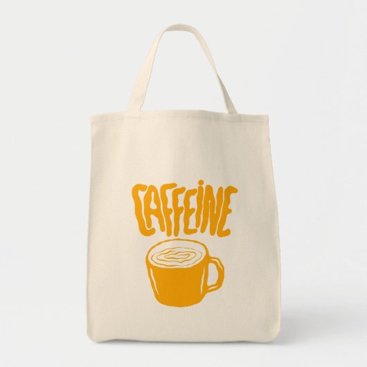 Yellow Caffeine Tragetasche (Vorne)