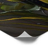 Yellow Calles Lilies Lily Blume Poster (Ecke)