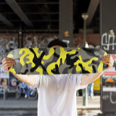 Yellow Camouflage Skateboard | Camouflage Skateboa