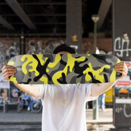 Yellow Camouflage Skateboard | Camouflage Skateboa