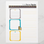 Yellow Cance Fee Better Binder Calendar Flyer (Hinten)