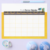 Yellow Cance Fee Better Binder Calendar Flyer (Einzeln)