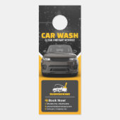 Yellow Car Wash Auto im Detail Mobile Car Wash Türanhänger (Vorderseite)