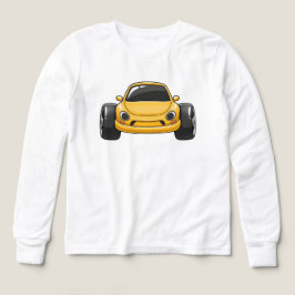 Yellow Cartoon Car 
