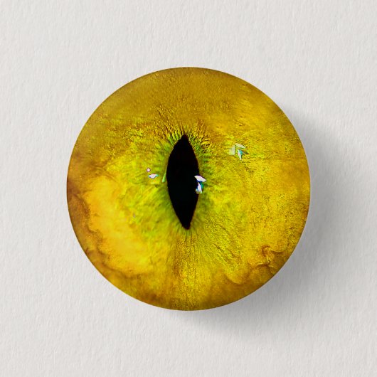 Yellow Cat Eye Button (Vorderseite)