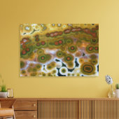 Yellow Ccolor Ocean Jasper Leinwanddruck (Insitu (Wohnzimmer))