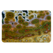 Yellow Ccolor Ocean Jasper Magnet (Horizontal)
