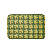 Yellow Celandine Poppy Floral Pattern Badematte (Vorderseite)