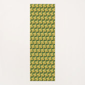 Yellow Celandine Poppy Floral Pattern Yogamatte (Vorderseite)
