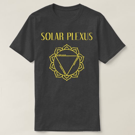 Yellow Chakra Solar Plexus T-Shirt (Design vorne)