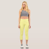Yellow Chalk Capri Leggings (Vorderseite)