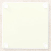 Yellow Chalk Glasuntersetzer (Rückseite)