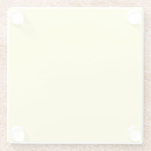 Yellow Chalk Glasuntersetzer (Rückseite)