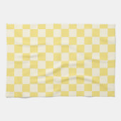 Yellow Checkerboard Geschirrtuch (Horizontal)