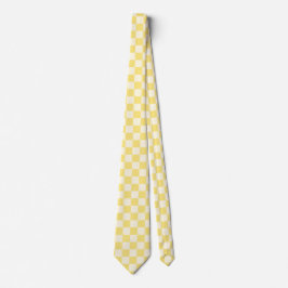 Yellow Checkerboard Krawatte