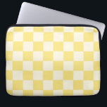 Yellow Checkerboard Laptopschutzhülle<br><div class="desc">Yellow Checkerboard</div>