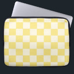 Yellow Checkerboard Laptopschutzhülle<br><div class="desc">Yellow Checkerboard</div>