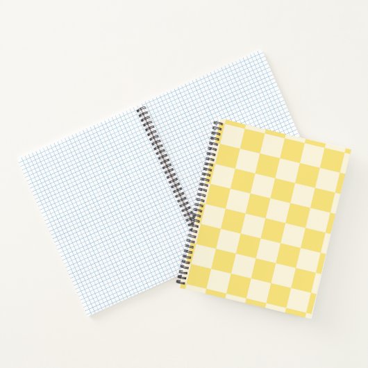 Yellow Checkerboard Notizblock (Innenseite)