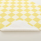 Yellow Checkerboard Sherpadecke (3/4)