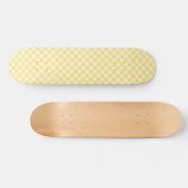 Yellow Checkerboard Skateboard (Horizontal)