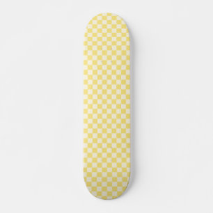 Yellow Checkerboard Skateboard