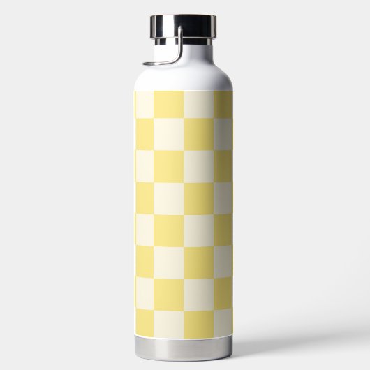 Yellow Checkerboard Trinkflasche (Rechts)