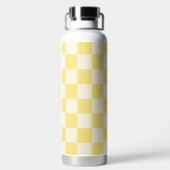 Yellow Checkerboard Trinkflasche (Rückseite)