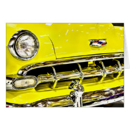 Yellow Chevy Classic Car