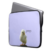 Yellow Chick Laptop Sleeve (Vorderseite Links)