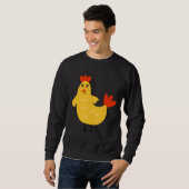 Yellow chicken   sweatshirt (Vorne ganz)
