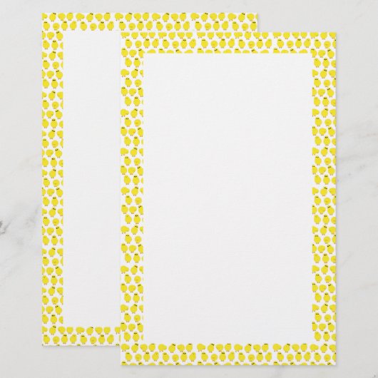 Yellow Chicks Oster Briefpapier (Vorne/Hinten)