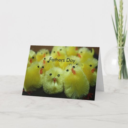 Yellow Chicks Vathy Day Card Karte (Vorderseite)