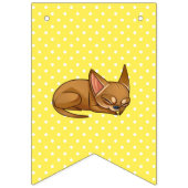 Yellow Chihuahua Party Banner (Zweite Fahne)