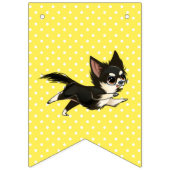 Yellow Chihuahua Party Banner (Erste Fahne)